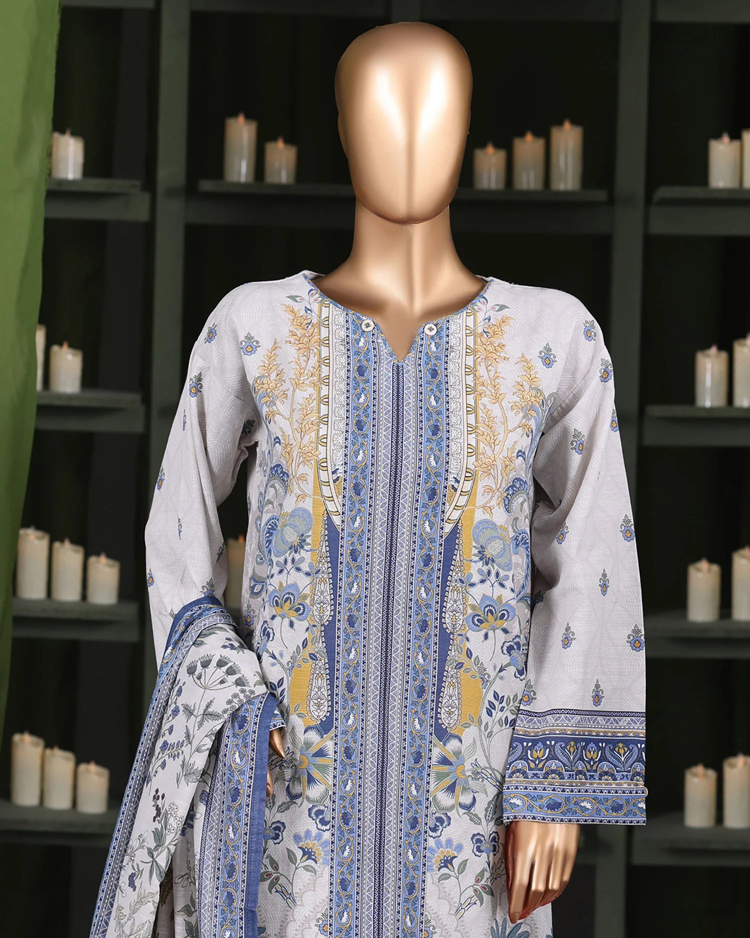 "Hamna" by Z-warish Digital Printed Three Pc 78152