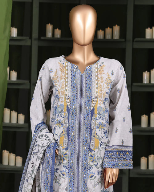 "Hamna" by Z-warish Digital Printed Three Pc 78152