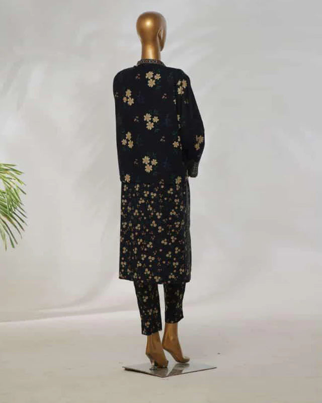 Presenting "Fusion Jacket" Digital Printed Three Pc Dress