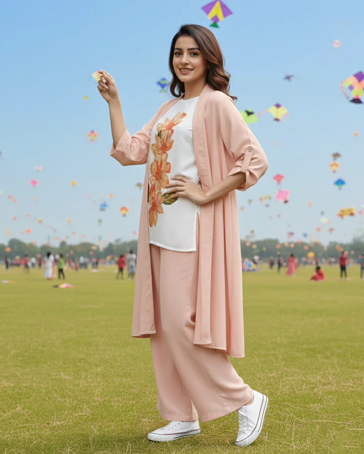 Western Gown Styled Two Piece Suit