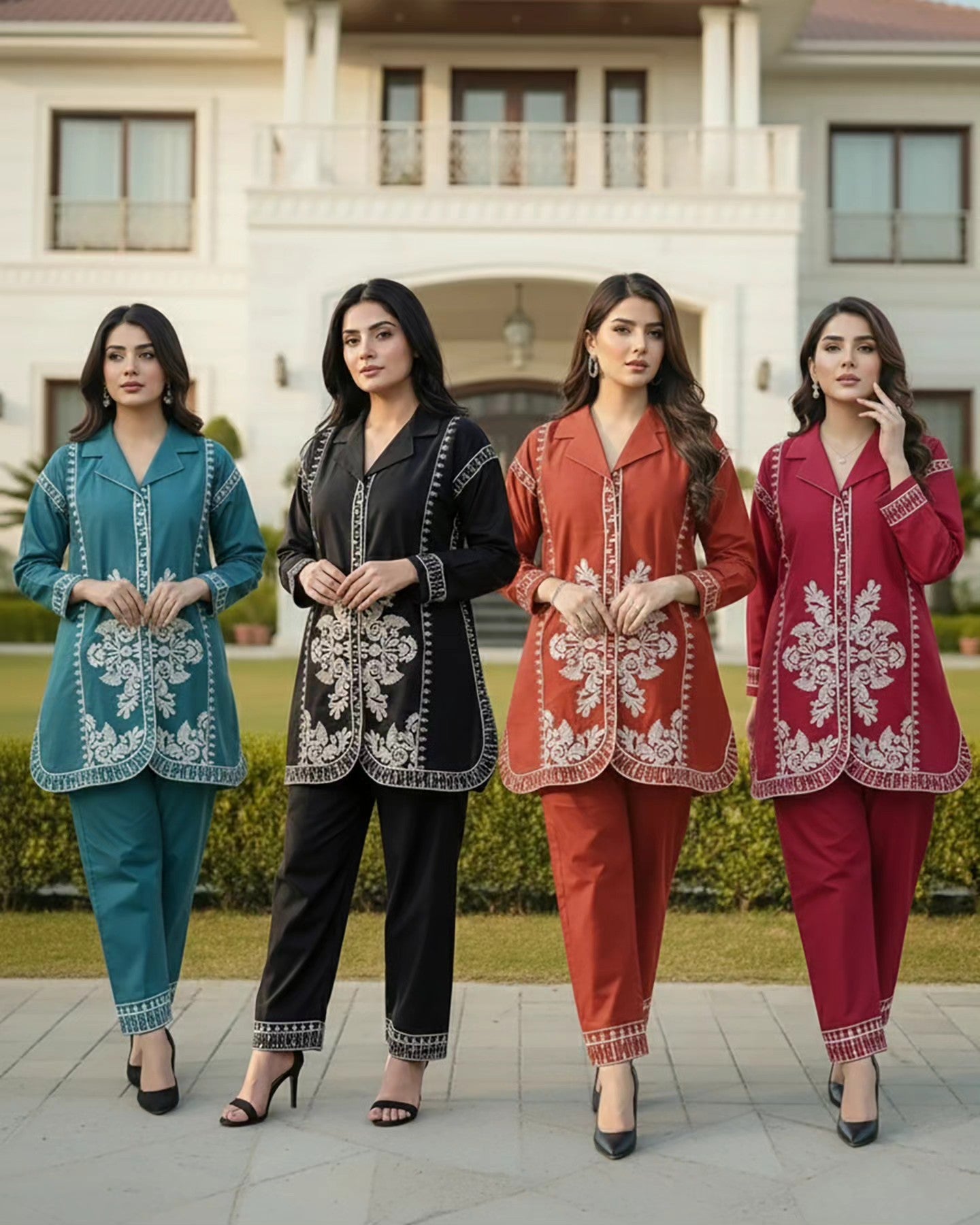 "Patasa" by Z-warish Designer Embroidered Printed Two Piece Suit