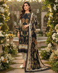 Digital Printed Long A/Line Shirt Long Three pc Suits