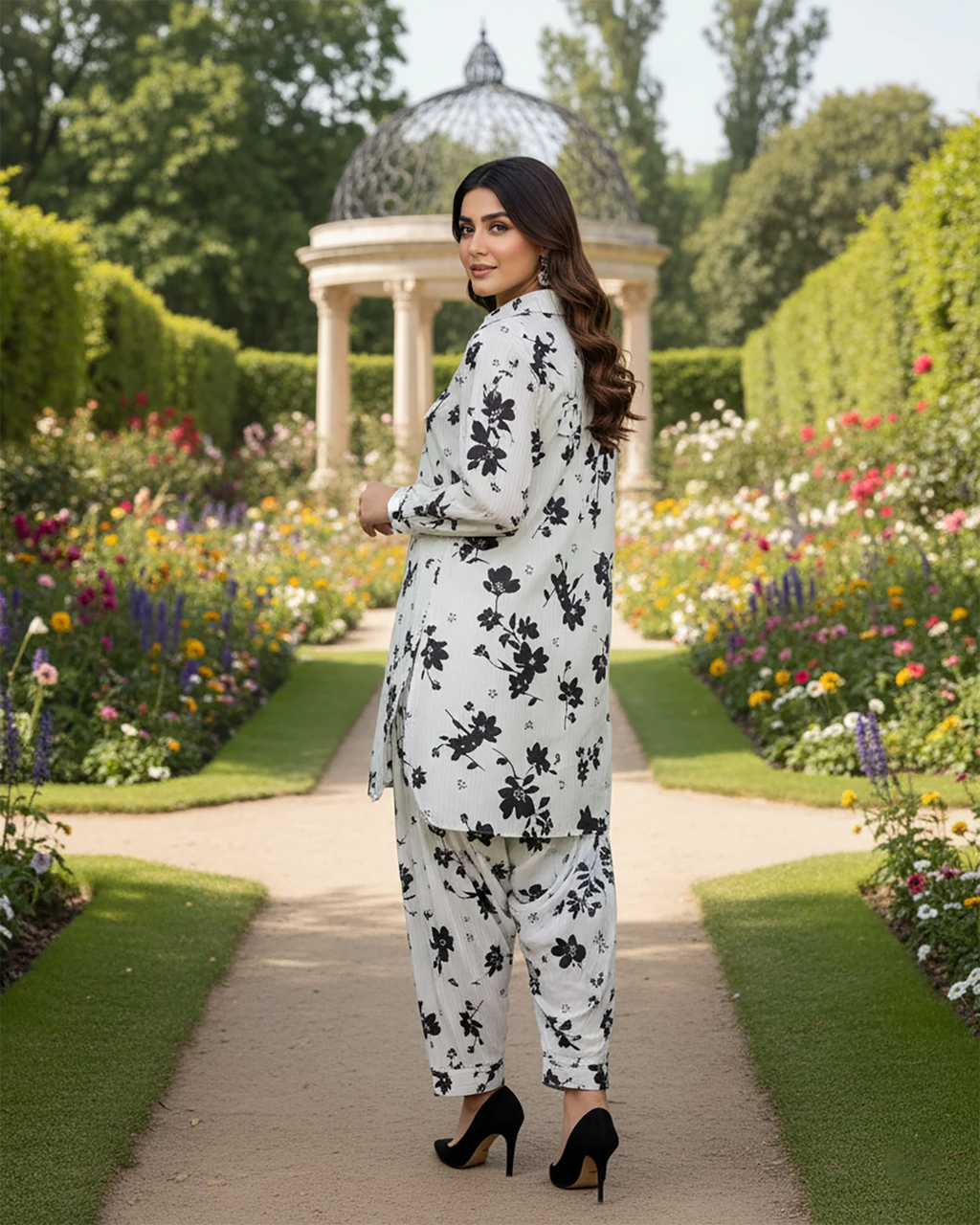 Designer Digital Printed Two Pc Dress