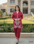 "Patasa" by Z-warish Designer Embroidered Printed Two Piece Suit