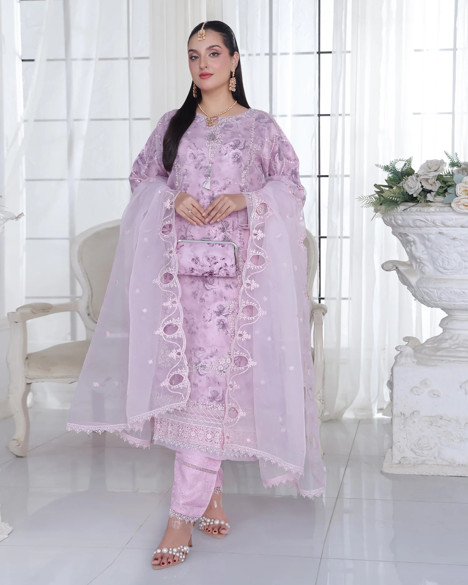 Presenting "Husna" Formal Embroidered Three Piece Suits