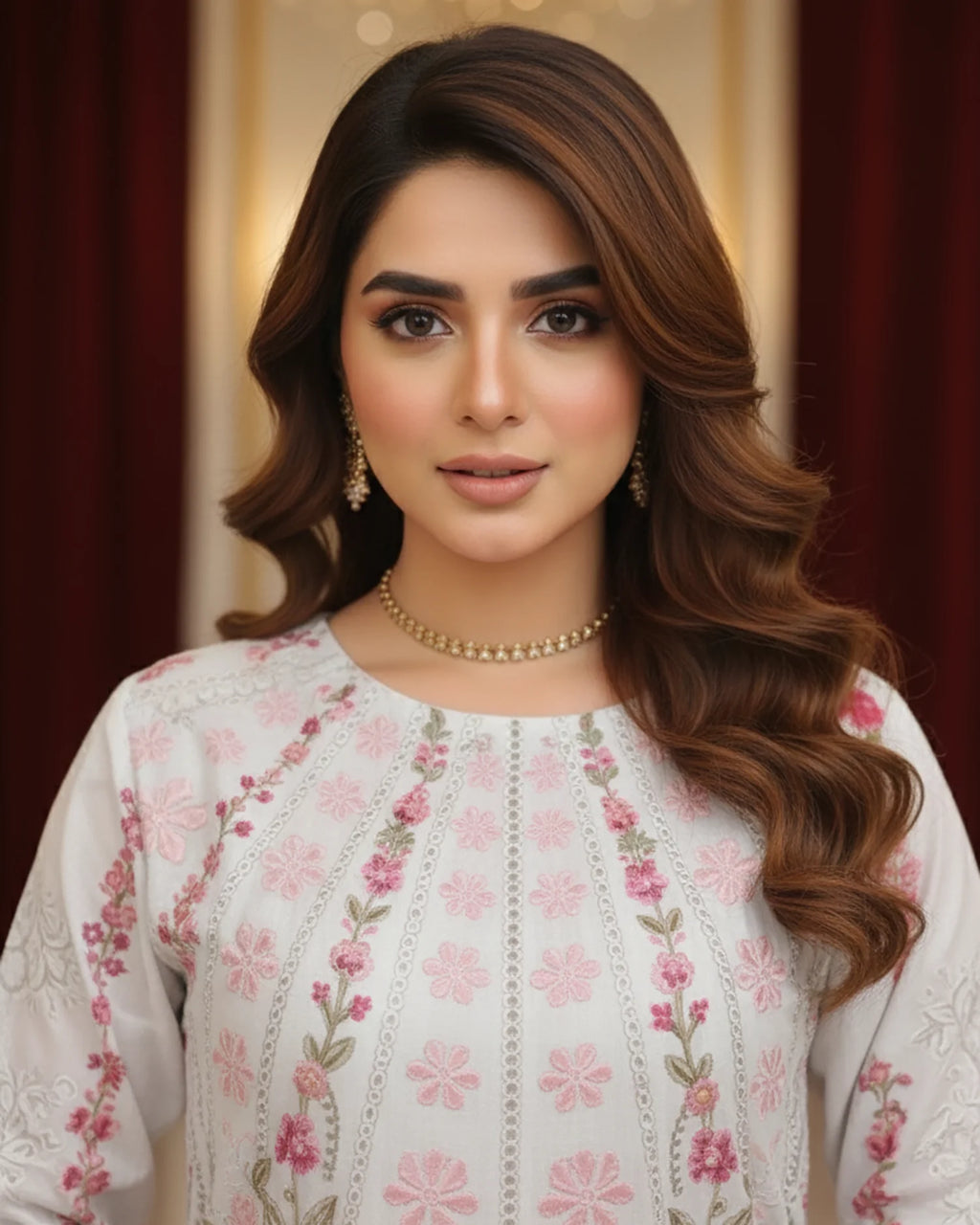 Presenting "Gul" Designer Embroidered Three Piece Suits